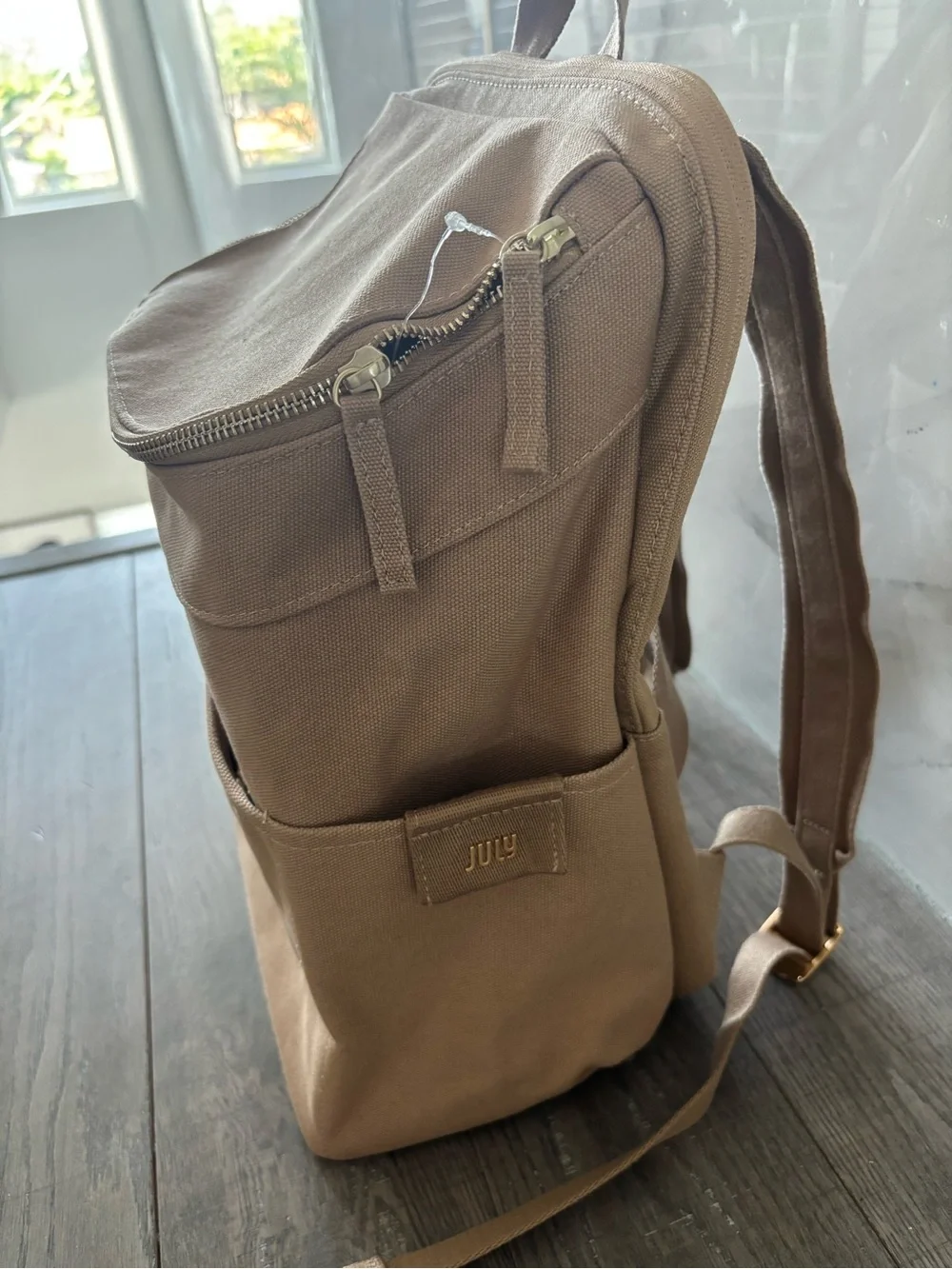 Brand new! July everyday Backpack beige